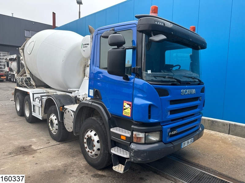 Scania P 420 EURO 5, Retarder, 9m3, Steel suspension - Concrete mixer truck: picture 3 Scania P 420 EURO 5, Retarder, 9m3, Steel suspension - Concrete mixer truck: picture 3