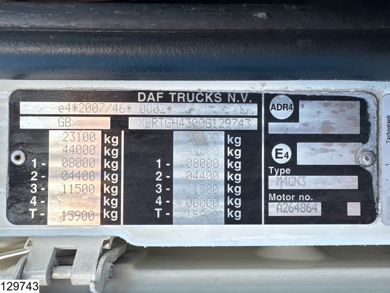 Tractor unit DAF XF 460 6x2, EURO 6, Hydraulic, RHD: picture 7