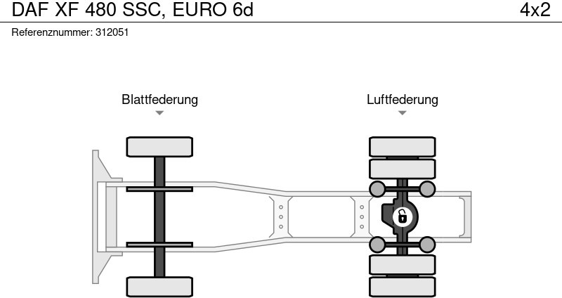 Tractor unit DAF XF 480 SSC, EURO 6d: picture 13