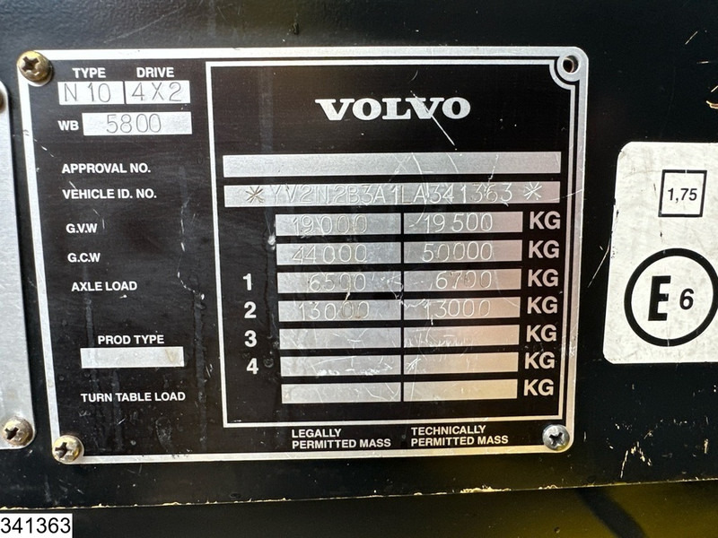 Crane truck Volvo N 10 Wrecker, Steel suspension: picture 7