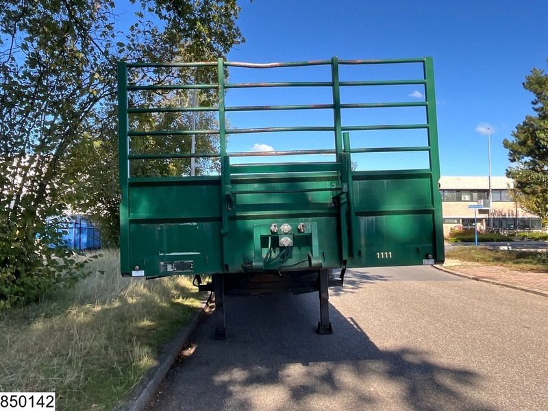 Dropside/ Flatbed semi-trailer Zwalve open laadbak 41.000 KG: picture 13