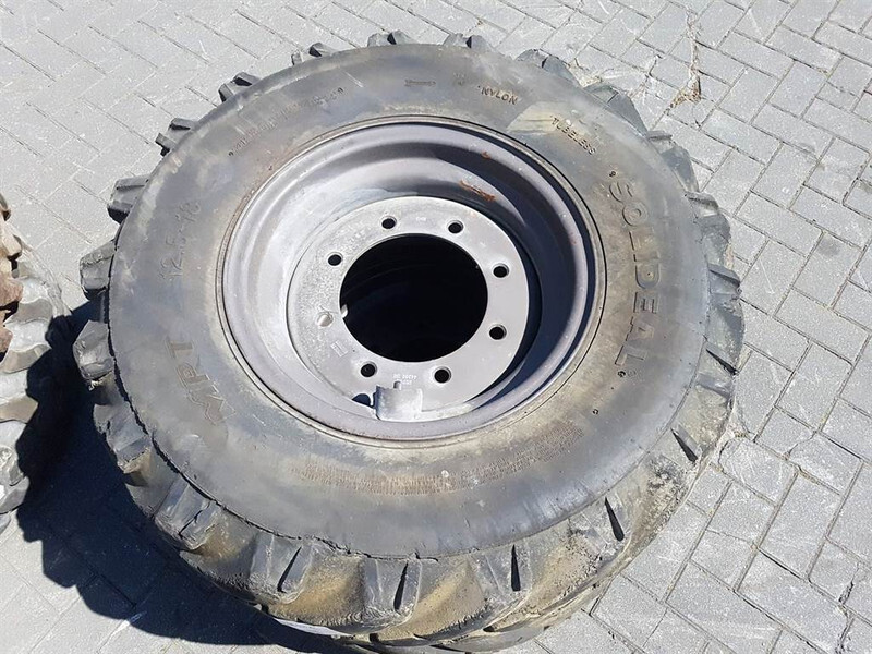 Ahlmann AS50-Solideal 12.5-18-Dunlop 12.5R18-Tire/Reifen - Wheels and tires for Construction machinery: picture 4 Ahlmann AS50-Solideal 12.5-18-Dunlop 12.5R18-Tire/Reifen - Wheels and tires for Construction machinery: picture 4