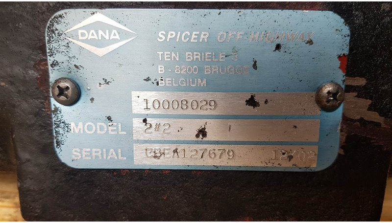 DANA Spicer 2 # 2 - Liebherr L 544 - Transmission/ - Gearbox and parts for Construction machinery: picture 5 DANA Spicer 2 # 2 - Liebherr L 544 - Transmission/ - Gearbox and parts for Construction machinery: picture 5
