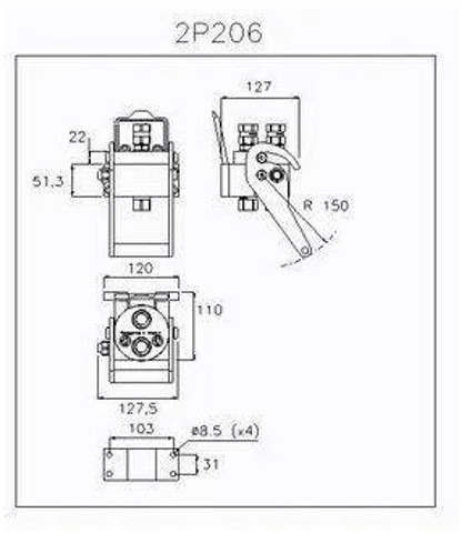 Faster 2P206212GFC - Quick coupler/Schnellkupplung - Hydraulics for Construction machinery: picture 3 Faster 2P206212GFC - Quick coupler/Schnellkupplung - Hydraulics for Construction machinery: picture 3