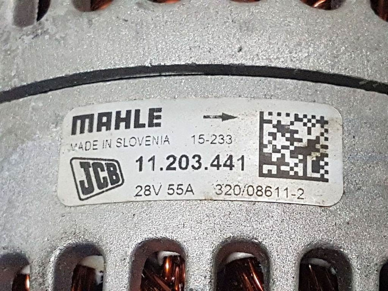 JCB 320/08611-28V 55A-Alternator/Lichtmaschine/Dynamo - Engine for Construction machinery: picture 4 JCB 320/08611-28V 55A-Alternator/Lichtmaschine/Dynamo - Engine for Construction machinery: picture 4
