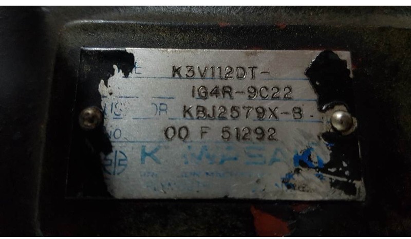 Kawasaki K3V112DT-IG4R-9C22 - Load sensing pump - Hydraulics: picture 3 Kawasaki K3V112DT-IG4R-9C22 - Load sensing pump - Hydraulics: picture 3