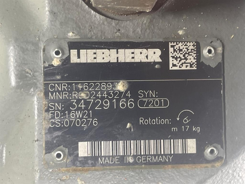 Liebherr A924C-11622893-Rexroth A10VO28-Load sensing pump - Hydraulics for Construction machinery: picture 5 Liebherr A924C-11622893-Rexroth A10VO28-Load sensing pump - Hydraulics for Construction machinery: picture 5
