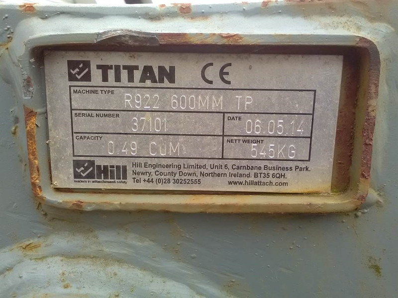 Liebherr R 922 - 0,60 mtr - Bucket/Schaufel/Dichte bak - Bucket: picture 5 Liebherr R 922 - 0,60 mtr - Bucket/Schaufel/Dichte bak - Bucket: picture 5