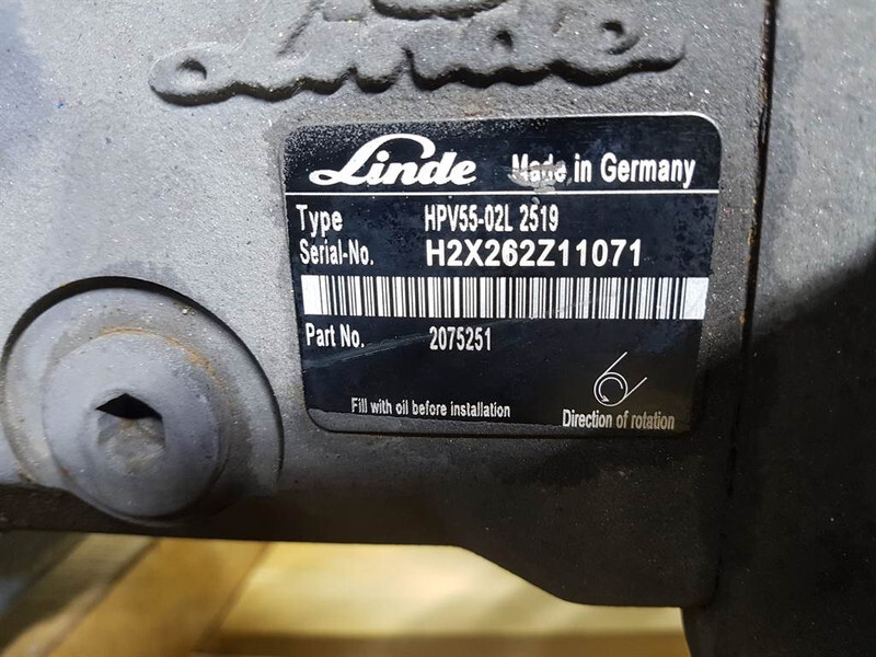 Linde HPV55-02L - Vögele - 2075251 -Drive pump/Fahrpumpe - Hydraulics: picture 4 Linde HPV55-02L - Vögele - 2075251 -Drive pump/Fahrpumpe - Hydraulics: picture 4