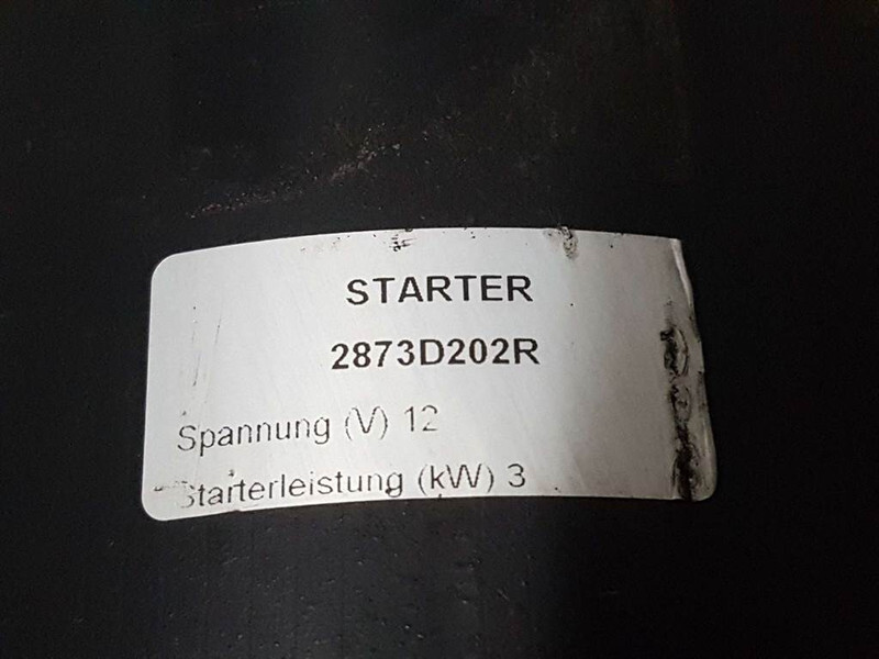 Perkins 1006-12V 10T 3,0KW-Starter/Anlasser/Startmotor - Engine for Construction machinery: picture 5 Perkins 1006-12V 10T 3,0KW-Starter/Anlasser/Startmotor - Engine for Construction machinery: picture 5