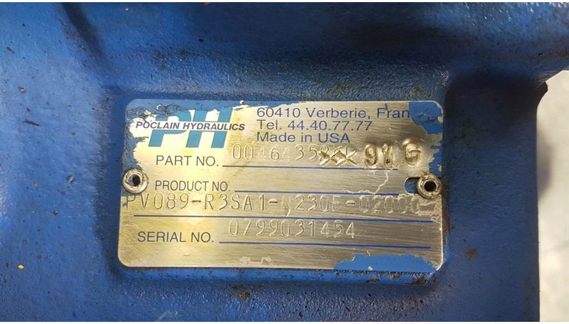Poclain Hydraulics PV089-R3SA1-N230F-02000 - Drive pump/Fa - Hydraulics: picture 4 Poclain Hydraulics PV089-R3SA1-N230F-02000 - Drive pump/Fa - Hydraulics: picture 4