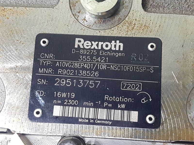 Rexroth A10VG28EP4D1/10R-Drive pump/Fahrpumpe/Rijpomp - Hydraulics for Construction machinery: picture 5 Rexroth A10VG28EP4D1/10R-Drive pump/Fahrpumpe/Rijpomp - Hydraulics for Construction machinery: picture 5