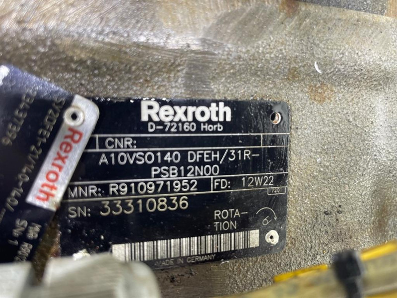 Rexroth A10VSO140DFEH/31R-Load sensing pump - Hydraulics for Construction machinery: picture 3 Rexroth A10VSO140DFEH/31R-Load sensing pump - Hydraulics for Construction machinery: picture 3