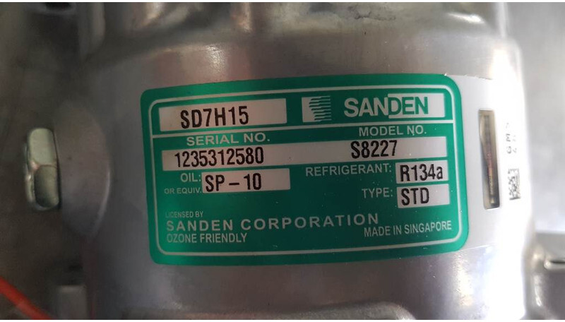 SANDEN SD7H15-S8227-Compressor/Kompressor/Aircopom - Engine and parts for Construction machinery: picture 3 SANDEN SD7H15-S8227-Compressor/Kompressor/Aircopom - Engine and parts for Construction machinery: picture 3