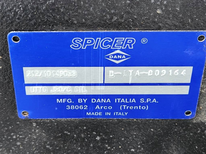 Axle and parts for Construction machinery Spicer Dana 212/10149033 - Axle/Achse/As: picture 6