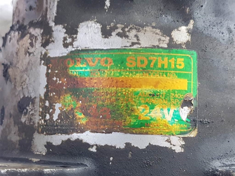 Volvo -Sanden SD7H15-Compressor/Kompressor/Aircopomp - A/C compressor for Construction machinery: picture 4 Volvo -Sanden SD7H15-Compressor/Kompressor/Aircopomp - A/C compressor for Construction machinery: picture 4