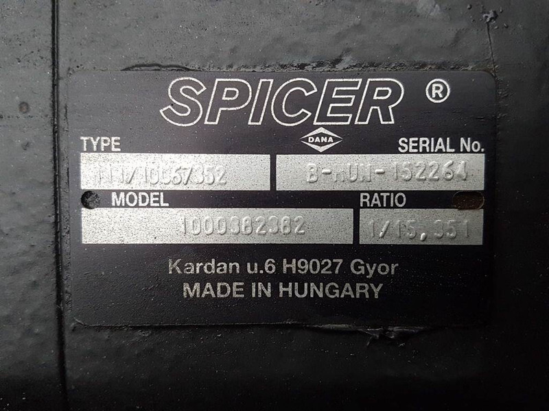 New Axle and parts for Construction machinery WACKER NEUSON -Spicer Dana 111/10067352-Axle/Achse/As: picture 6