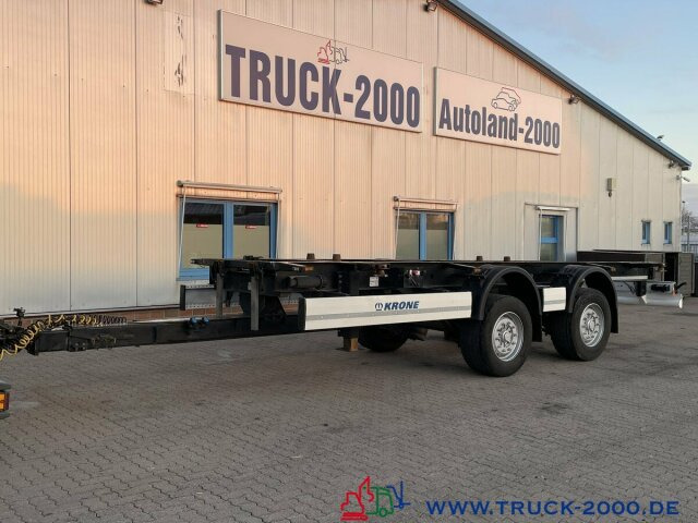 Container transporter/ Swap body trailer Krone ZZ18 XF0 eLE10 Box Carrier - Luft - BPW Achsen: picture 11