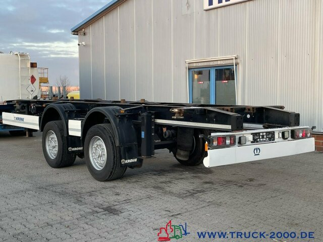 Container transporter/ Swap body trailer Krone ZZ18 XF0 eLE10 Box Carrier - Luft - BPW Achsen: picture 12