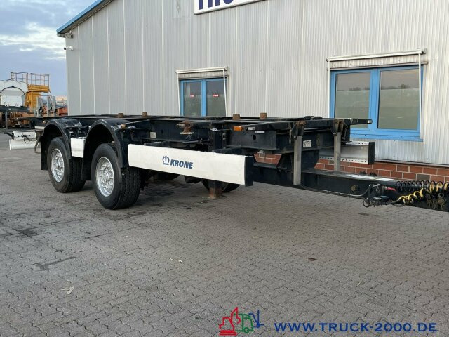 Container transporter/ Swap body trailer Krone ZZ18 XF0 eLE10 Box Carrier - Luft - BPW Achsen: picture 9