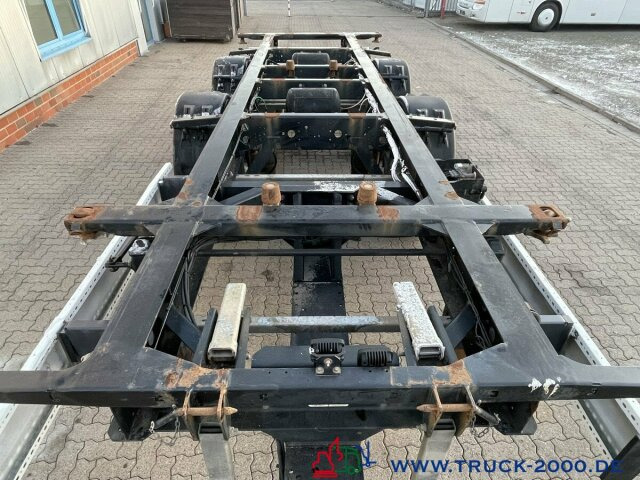 Container transporter/ Swap body trailer Krone ZZ18 XF0 eLE10 Box Carrier - Luft - BPW Achsen: picture 14