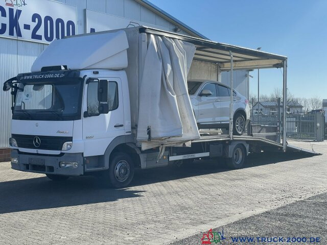 Autotransporter truck Mercedes-Benz 822 Atego Geschlossener Transport + el. Rampen: picture 8