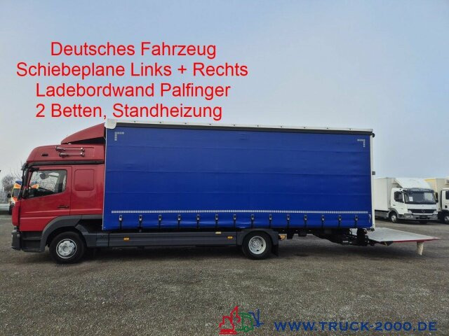Mercedes-Benz 823 Schiebeplane L+R LBW nur 164TKM Gr.Haus 1.Hd - Curtainsider truck: picture 1 Mercedes-Benz 823 Schiebeplane L+R LBW nur 164TKM Gr.Haus 1.Hd - Curtainsider truck: picture 1