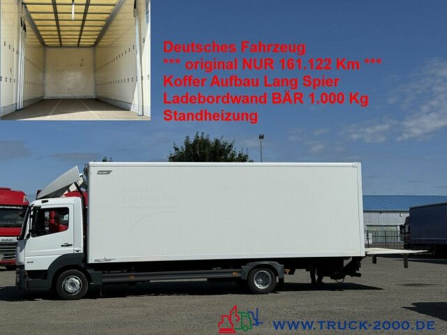 Box van Mercedes-Benz Atego 818 Lang Koffer Ladebordwand BÄR 1.000kg: picture 1
