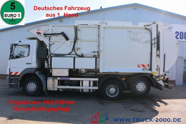 Mercedes-Benz Axor 2529 Faun Überkopf Frontlader 25 m³ 1.Hand - Garbage truck: picture 1 Mercedes-Benz Axor 2529 Faun Überkopf Frontlader 25 m³ 1.Hand - Garbage truck: picture 1