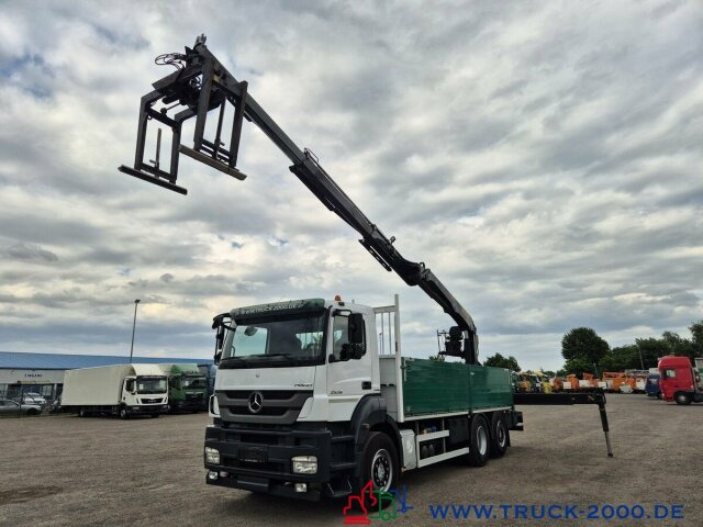 Dropside/ Flatbed truck, Crane truck Mercedes-Benz Axor 2536 Palfinger PK 18001 HP Nur 233.964 KM: picture 14