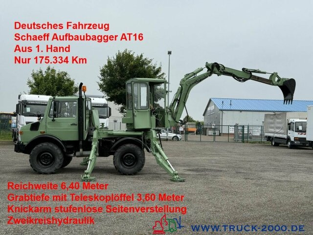 Unimog U427/10 Schaeff Mobilbagger AT 16 NUR 175 TKM - Van: picture 1 Unimog U427/10 Schaeff Mobilbagger AT 16 NUR 175 TKM - Van: picture 1