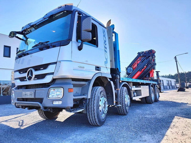 Mercedes-Benz Actros 4151 V8 8x4 roofcrane / dachdecker Palfinger PK78002 + Flyjib PJ170 - Dropside/ Flatbed truck, Crane truck: picture 1 Mercedes-Benz Actros 4151 V8 8x4 roofcrane / dachdecker Palfinger PK78002 + Flyjib PJ170 - Dropside/ Flatbed truck, Crane truck: picture 1