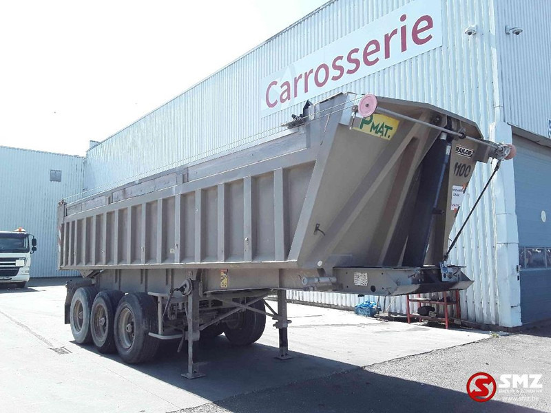 Tipper semi-trailer Trailor Oplegger 3 essieux lames steel: picture 1