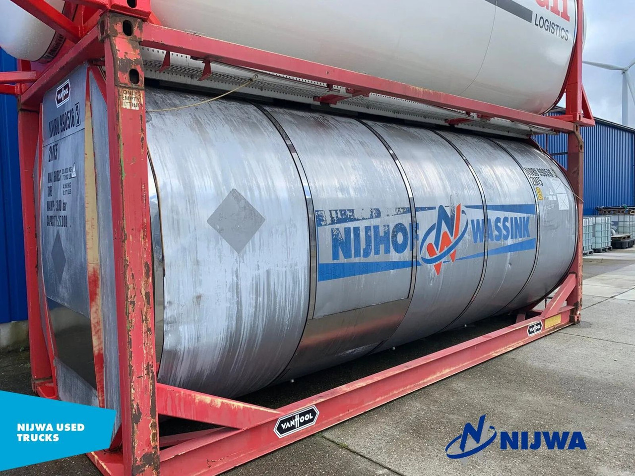 Vanhool TCIS20-27/4 20 FT Container - Non ADR - Tank container: picture 1 Vanhool TCIS20-27/4 20 FT Container - Non ADR - Tank container: picture 1