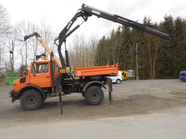 Mercedes-Benz U1450 427/11 mit Kran - Tipper, Crane truck: picture 2 Mercedes-Benz U1450 427/11 mit Kran - Tipper, Crane truck: picture 2