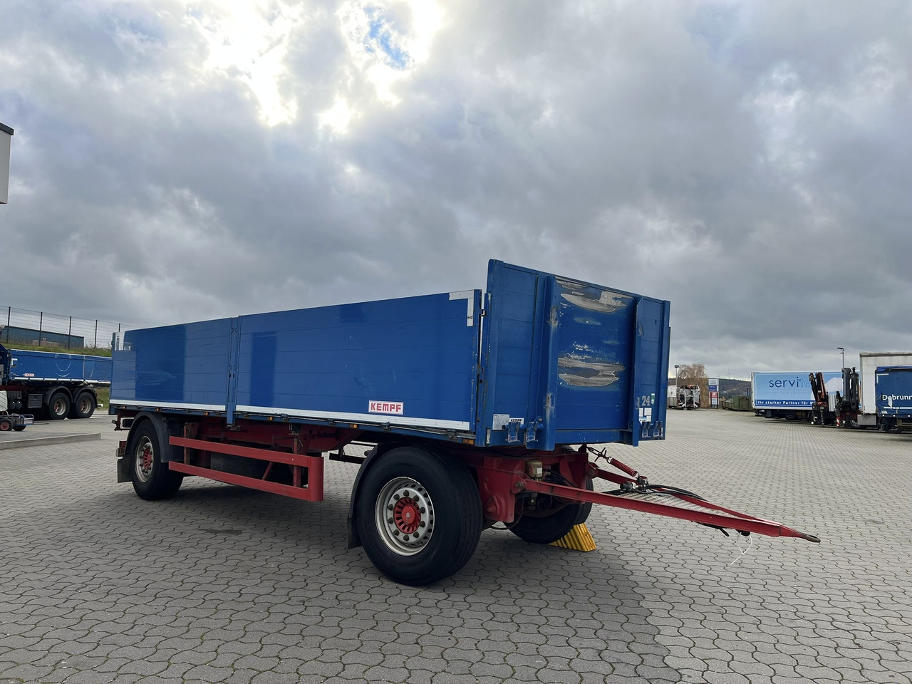 Kempf PA18 Baustoff Unfall Fahrbereit - Dropside/ Flatbed trailer: picture 4 Kempf PA18 Baustoff Unfall Fahrbereit - Dropside/ Flatbed trailer: picture 4