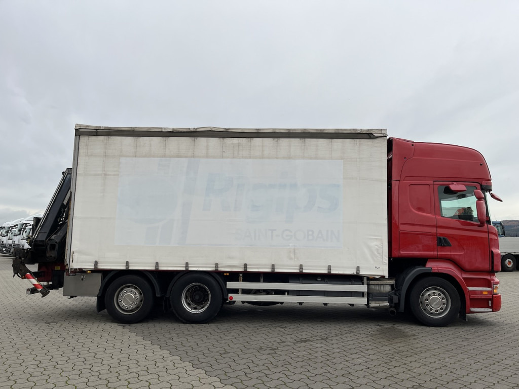 Curtainsider truck, Crane truck Scania R440 6x2  Hiab 166 E-5 HiDuo | AHK | Lenk-Lift A.: picture 12