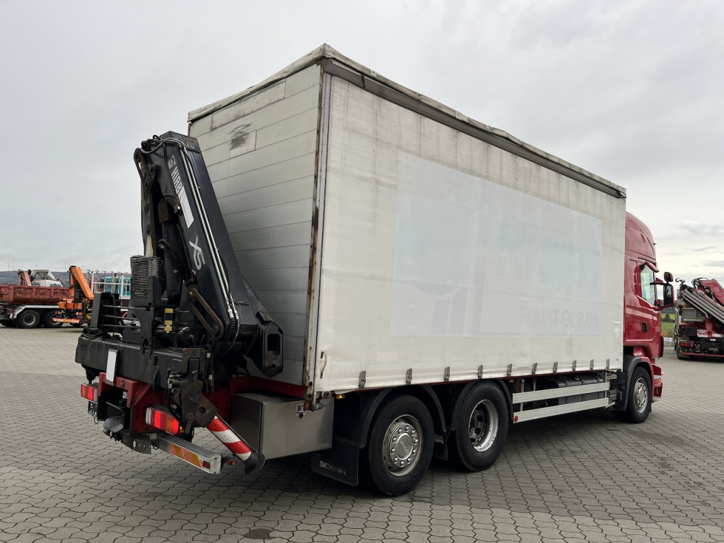 Curtainsider truck, Crane truck Scania R440 6x2  Hiab 166 E-5 HiDuo | AHK | Lenk-Lift A.: picture 11