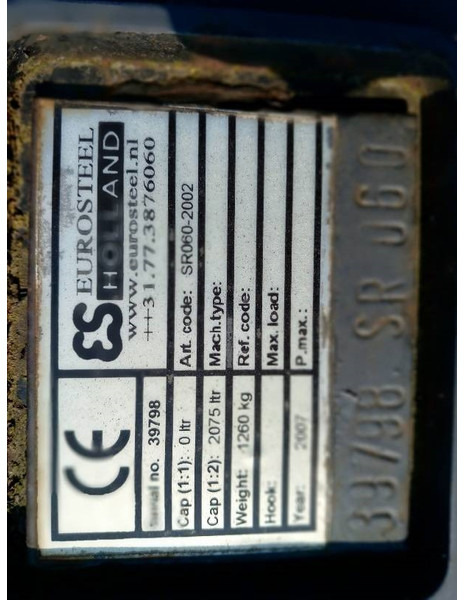 Eurosteel Puinriek SW2000 - Bucket for Construction machinery: picture 4 Eurosteel Puinriek SW2000 - Bucket for Construction machinery: picture 4
