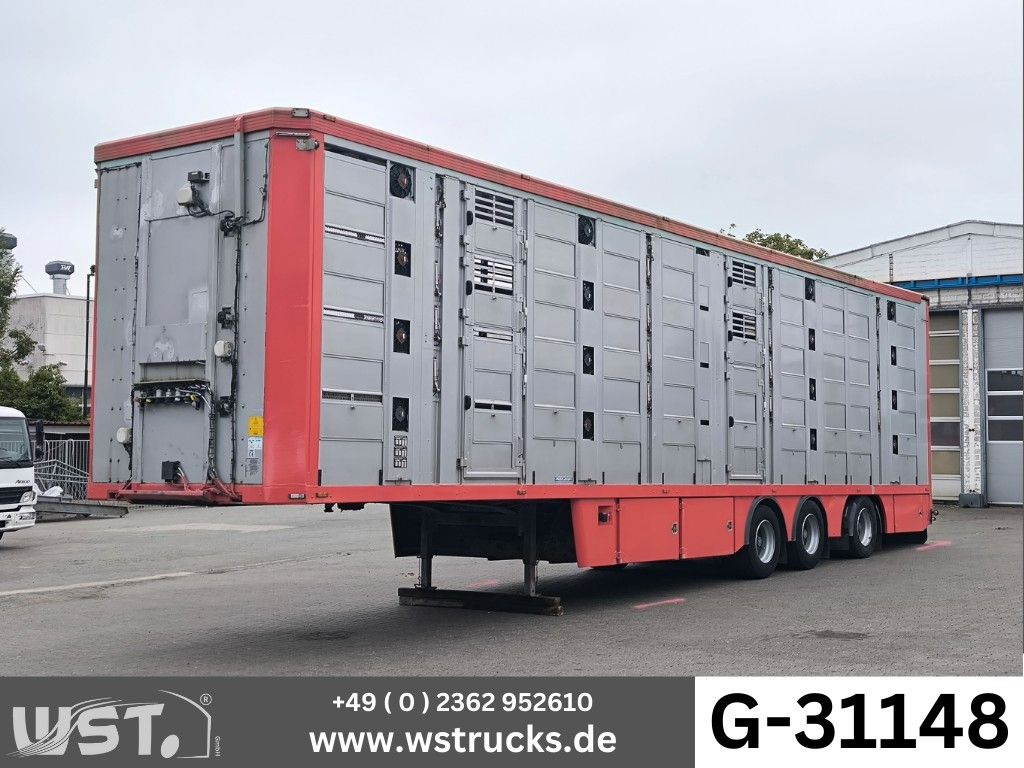 Livestock semi-trailer Menke-Janzen Menke 4 Stock Lenk Lift Typ2 Lüfter Dusche Tränk: picture 1