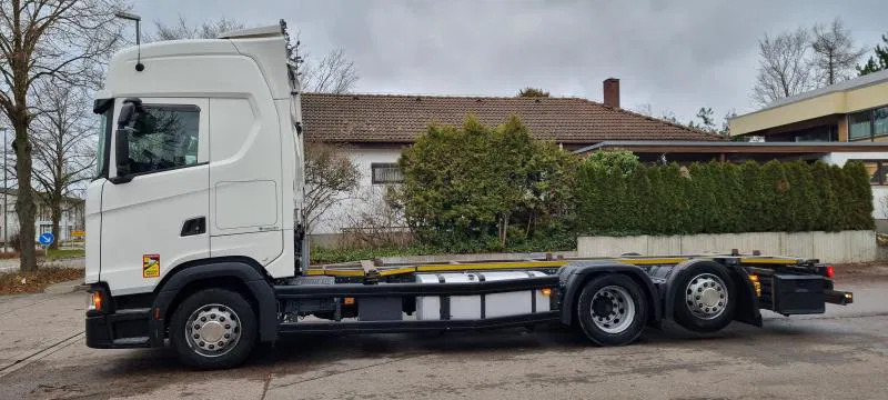 Scania 6X2 BDF Intarder Lenkachse VANTEC hyd. Hubrahmen - Container transporter/ Swap body truck: picture 5 Scania 6X2 BDF Intarder Lenkachse VANTEC hyd. Hubrahmen - Container transporter/ Swap body truck: picture 5