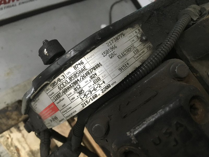 Construction machinery Cummins QSC8.3 CPL8746 FOR PARTS: picture 6