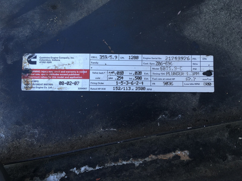 Generator set Cummins 6BT5.9 GENERATOR 90 KVA USED: picture 10 Generator set Cummins 6BT5.9 GENERATOR 90 KVA USED: picture 10
