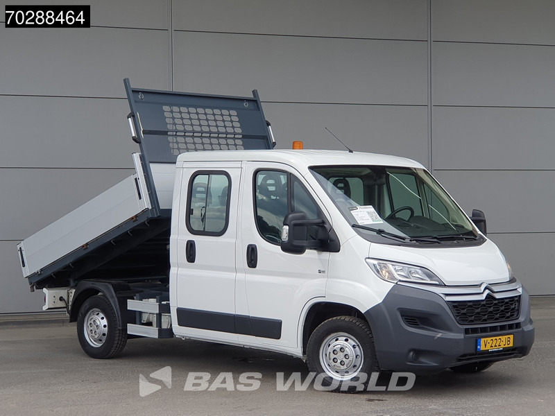 Tipper van Citroën Jumper 130PK Kipper Dubbel Cabine Trekhaak Euro6 Tipper Benne Kieper 2m3 Towbar: picture 7