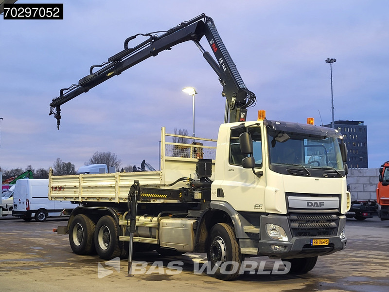 DAF CF 370 CF 6X4 HIAB 144 BS-3 HIDUO Crane Kran 8m3 Tipper Big-Axle Steelsuspension Euro 6 - Tipper, Crane truck: picture 3 DAF CF 370 CF 6X4 HIAB 144 BS-3 HIDUO Crane Kran 8m3 Tipper Big-Axle Steelsuspension Euro 6 - Tipper, Crane truck: picture 3