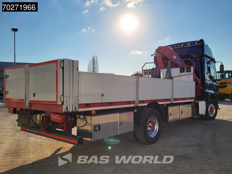 Dropside/ Flatbed truck, Crane truck DAF CF 530 4X2 HMF 1820-RC Kran Crane Retarder Space cab Euro 6: picture 15