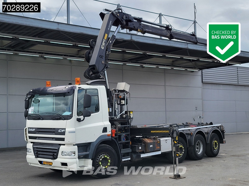 DAF CF85.360 8X2 NL-Truck HIAB 211 E-3 Hipro Crane HIAB XR21S Hooklift Lift+steering Axle Automatic Euro 5 - Hook lift truck, Crane truck: picture 5 DAF CF85.360 8X2 NL-Truck HIAB 211 E-3 Hipro Crane HIAB XR21S Hooklift Lift+steering Axle Automatic Euro 5 - Hook lift truck, Crane truck: picture 5