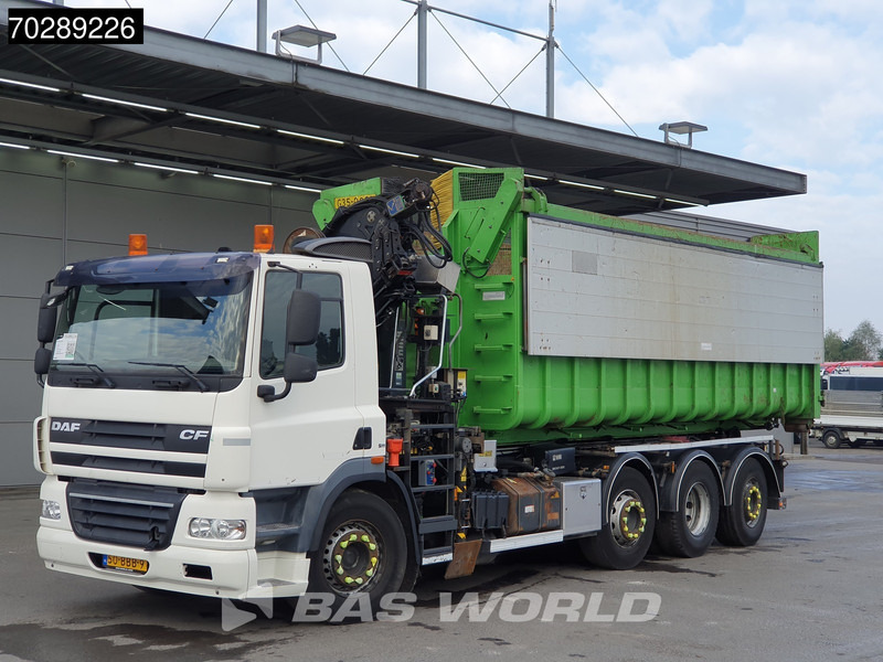 DAF CF85.360 8X2 NL-Truck HIAB 211 E-3 Hipro Crane HIAB XR21S Hooklift Lift+steering Axle Automatic Euro 5 - Hook lift truck, Crane truck: picture 3 DAF CF85.360 8X2 NL-Truck HIAB 211 E-3 Hipro Crane HIAB XR21S Hooklift Lift+steering Axle Automatic Euro 5 - Hook lift truck, Crane truck: picture 3