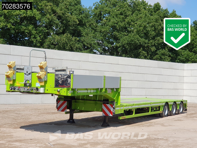 Faymonville F-S43-1AAF 3 axles Extendable Twistlocks 3x Hydraulic Steering Galvanised - Low loader semi-trailer: picture 1 Faymonville F-S43-1AAF 3 axles Extendable Twistlocks 3x Hydraulic Steering Galvanised - Low loader semi-trailer: picture 1