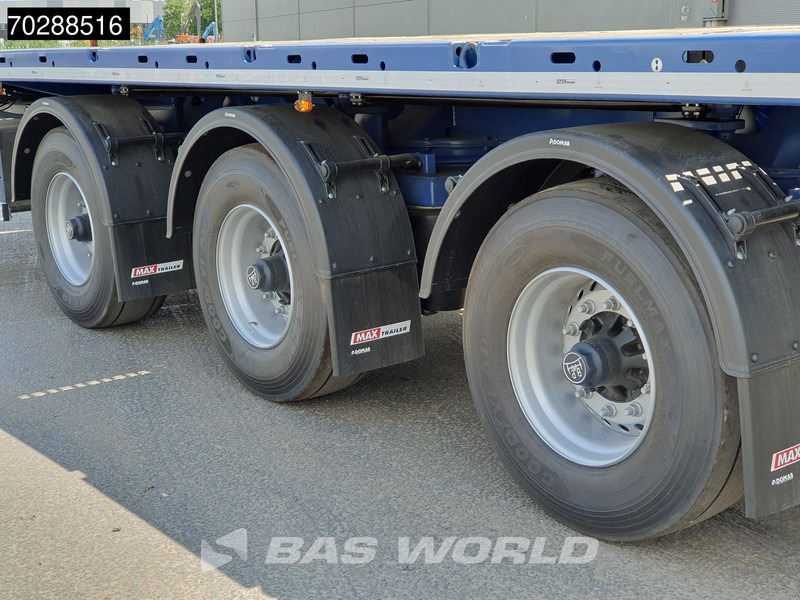 New Dropside/ Flatbed semi-trailer Faymonville MAX210-Z-3AA-13.60-22.5-2.54 3 axles 29M 2x extendable 3x steering axle twistlocks: picture 15
